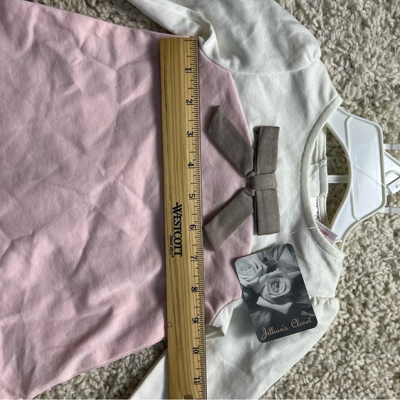 JILLIANS CLOSET GIRLS 2 PIECE PANTS/TOP SET SO SWEET SIZE 0-3 MONTHS NWT - Picture 5 of 14